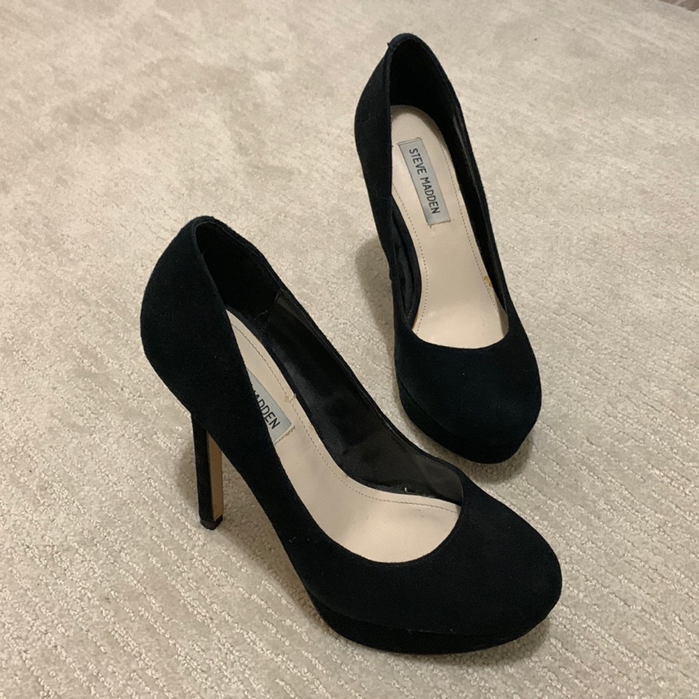 Steve Madden Black Stilettos